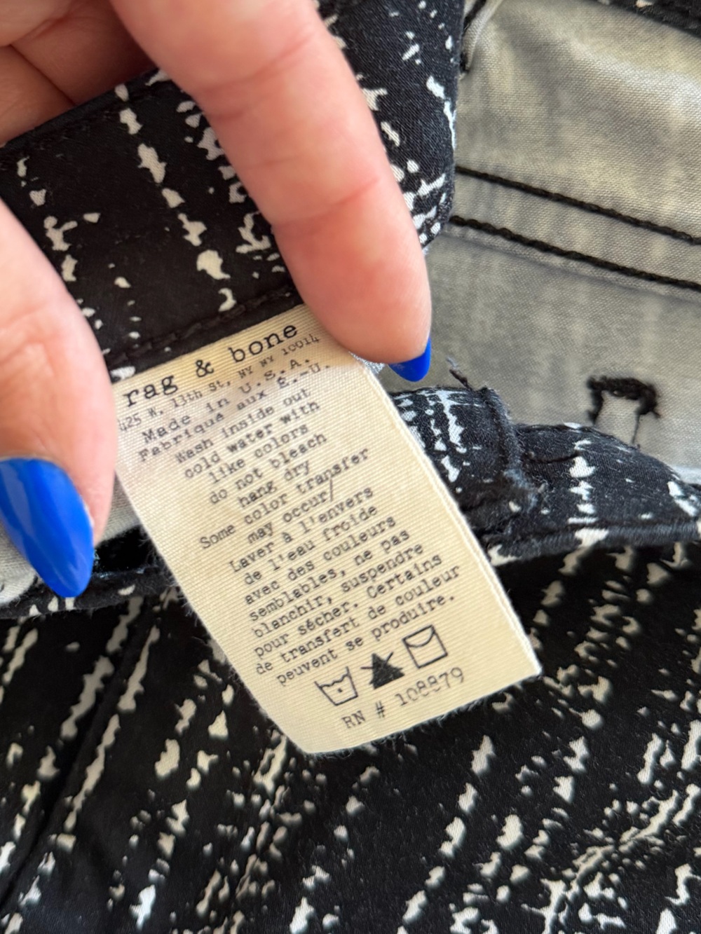 Rag and Bone - Legging Barcode Stretch Pants - Picture 7 of 10